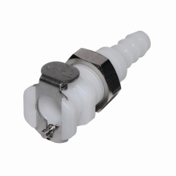 Afbeelding Quick-lock couplings with valve, PMC Series, Acetal