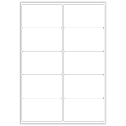 Afbeelding Cryo labels Cryo-LazrTAG&trade; for laser printers, rectangular