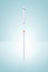 Immagine Graduated pipettes with piston, Soda-lime glass, amber stain graduation
