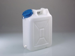 Obraz Wide-necked jerrycans, HDPE, with threaded connector