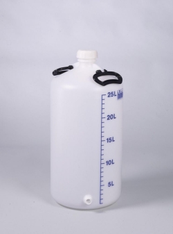 Image Storage bottles with threaded connector, HDPE