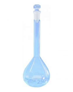 Afbeelding Volumetric Flasks Volac FORTUNA<sup><SUP>&reg;</SUP></sup>, Borosilicate Glass 3.3, Class A, with Glass Stoppers