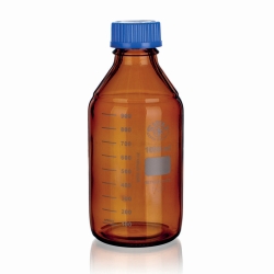 Immagine Laboratory bottles, borosilicate glass 3.3, GL45, amber