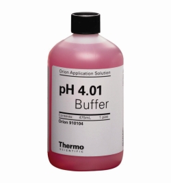 Picture of pH buffer solutions