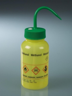Immagine Safety wash bottles, with GHS imprint, LDPE