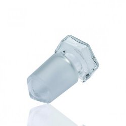 Afbeelding Hollow stoppers, hexagonal plate, glass