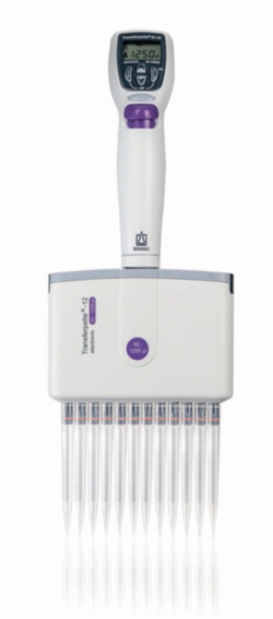 Изображение Multichannel microliter pipettes Transferpette<sup>&reg;</sup>-8 / -12 electronic, variable