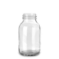 Afbeelding Wide-mouth bottles without closure, soda-lime glass