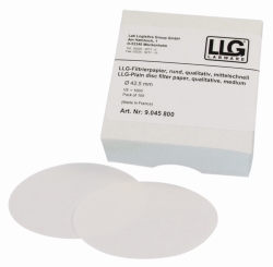Picture of LLG-Filter papers, qualitative, circles, medium fast