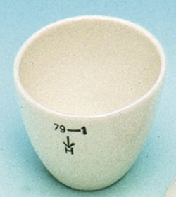 Immagine Crucibles, porcelain, low form