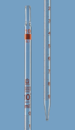 Bild von Graduated pipettes, total delivery, AR-glass<sup>&reg;</sup>, class B, amber graduations, type 3