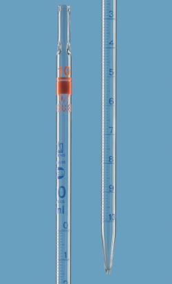 Image Graduated pipettes, partial delivery, AR-glas<sup>&reg;</sup>, class AS, blue graduations, type 1