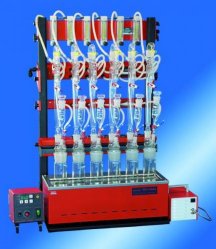 Image Complete Cyanide Distillation Unit, 6 Sample Places