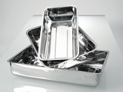 Immagine Trays, stainless steel, high form