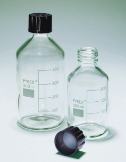 Imagen Laboratory bottles, PYREX<sup>&reg;</sup>, with screw cap
