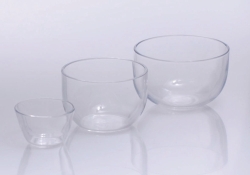 Image Crucibles, quartz glass, low form