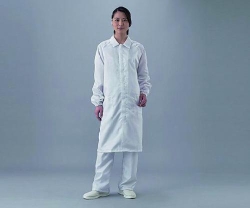 Picture of Laboratory coat ASPURE, for cleanroom, Polyester, with zip