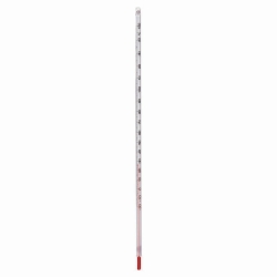 Obraz General-purpose thermometers, red filling, with safety coating