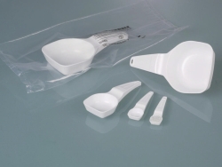 Imagen Disposable measuring spoons, PS, white