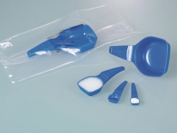 Immagine Disposable measuring spoons, PS, blue